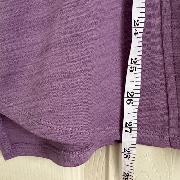 J.Jill Pure Jill Cotton V-Neck Tee XL NWT Short Sleeve Violet - Picture 3 of 9